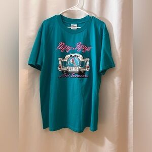 Vintage Gildan Teal Graphic Men's Shirt